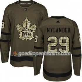 Toronto Maple Leafs William Nylander 29 Adidas 2017-2018 Camo Groen Authentic Shirt - Mannen